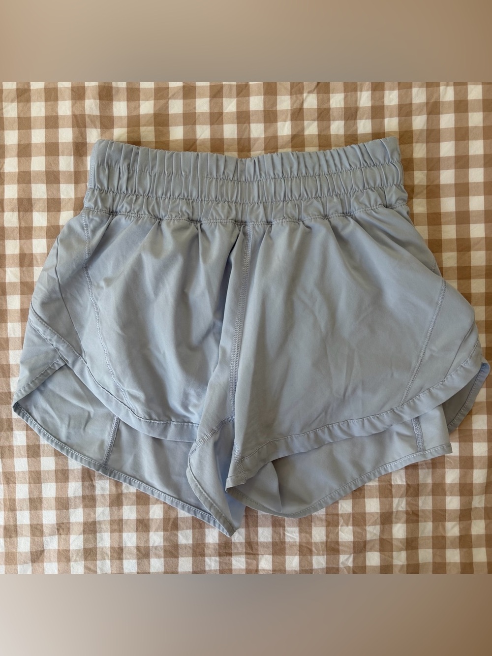 Lululemon Light Blue Running Shorts